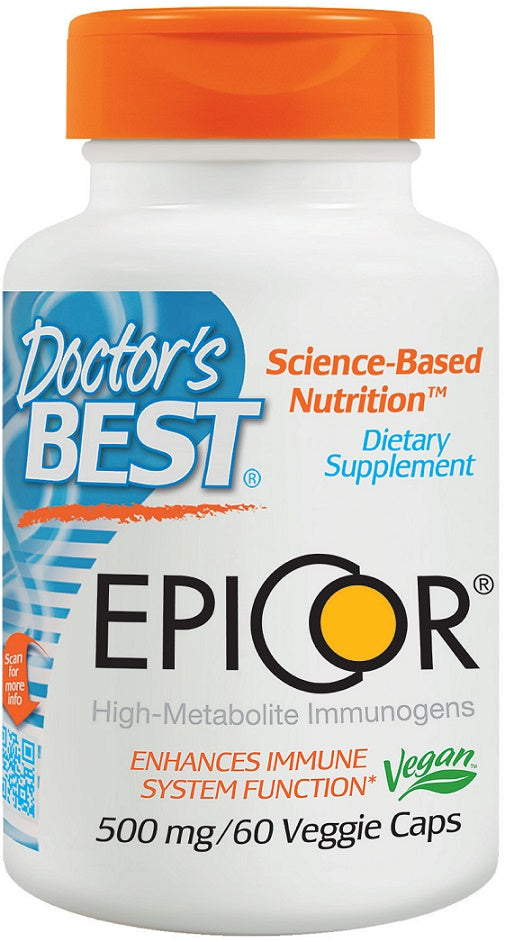 Doctor's Best Epicor, 500mg - 60 vcaps - Health and Wellbeing at MySupplementShop by Doctor's Best