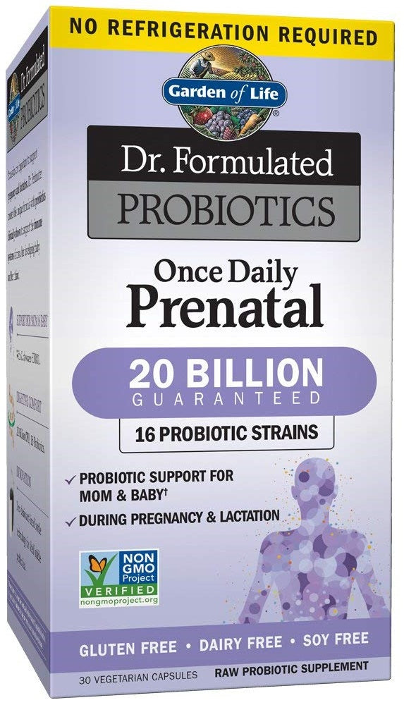 Garden of Life Dr. Formulated Probiotics Once Daily Prenatal - 30 vcaps - Vitamins & Minerals at MySupplementShop by Garden of Life