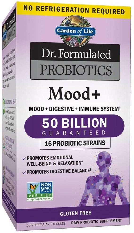 Garden of Life Dr. Formulated Probiotics Mood+ - 60 vcaps - Health and Wellbeing at MySupplementShop by Garden of Life