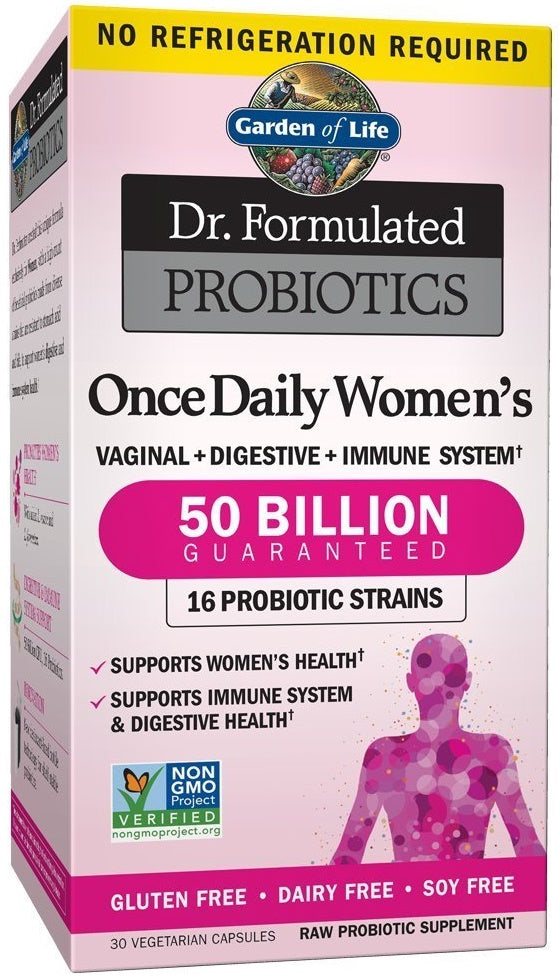 Garden of Life Dr. Formulated Probiotics Once Daily Women's - 30 vcaps - Health and Wellbeing at MySupplementShop by Garden of Life