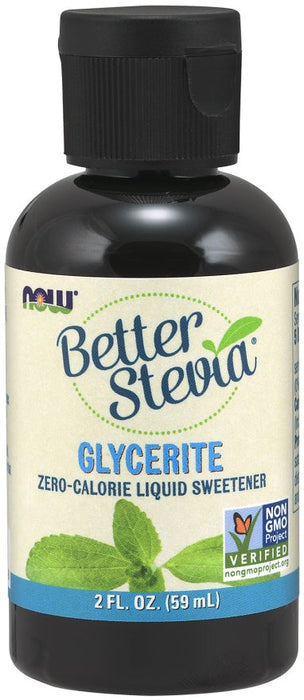 NOW Foods Better Stevia Glycerite, Alcohol-Free - 59 ml. - Health Foods at MySupplementShop by NOW Foods