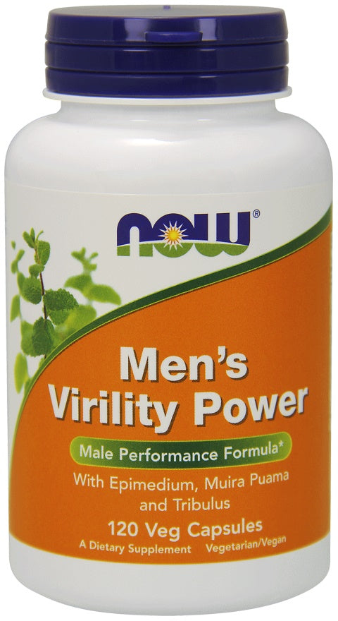 NOW Foods Men's Virility Power - 120 vcaps - Special Formula at MySupplementShop by NOW Foods