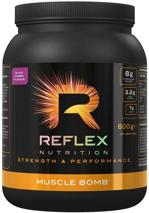 Reflex Nutrition Muscle Bomb, Black Cherry - 600 grams - Default Title - Pre & Post Workout at MySupplementShop by Reflex Nutrition