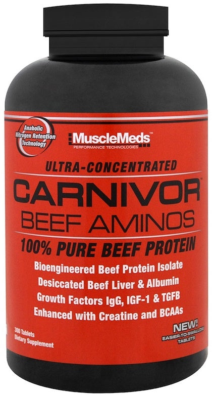 MuscleMeds Carnivor Beef Aminos - 300 tablets - Amino Acids and BCAAs at MySupplementShop by Musclemeds