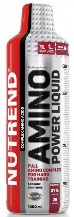 Nutrend Amino Power Liquid - 1000 ml. - Amino Acids and BCAAs at MySupplementShop by Nutrend