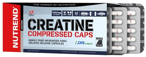 Nutrend Creatine Compressed Capsules 120 Capsules - Creatine Capsules at MySupplementShop by Nutrend