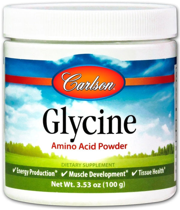 Carlson Labs Glycine, Amino Acid Powder - 100g - Amino Acids and BCAAs at MySupplementShop by Carlson Labs