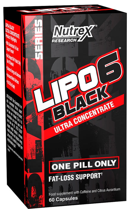 Nutrex Lipo-6 Black Ultra Concentrate - 60 caps - Default Title - Slimming and Weight Management at MySupplementShop by Nutrex