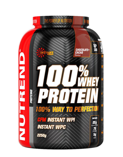 Nutrend 100% Whey Protein, Chocolate Cocoa - 2250 grams - Protein at MySupplementShop by Nutrend