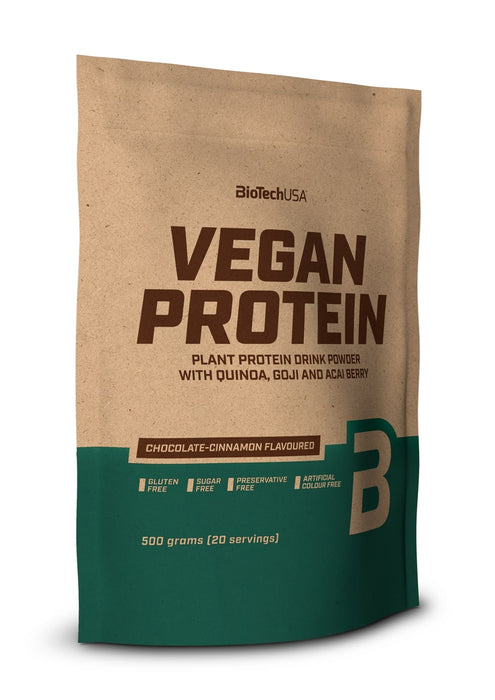 BioTechUSA Vegan Protein, Chocolate-Cinnamon - 500g - Protein Blends at MySupplementShop by BioTechUSA