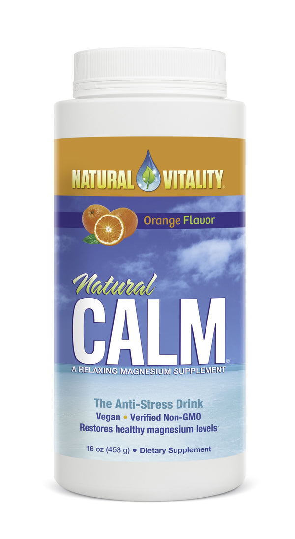 Natural Vitality Natural Calm Orange  453g - Vitamins & Minerals at MySupplementShop by Natural Vitality