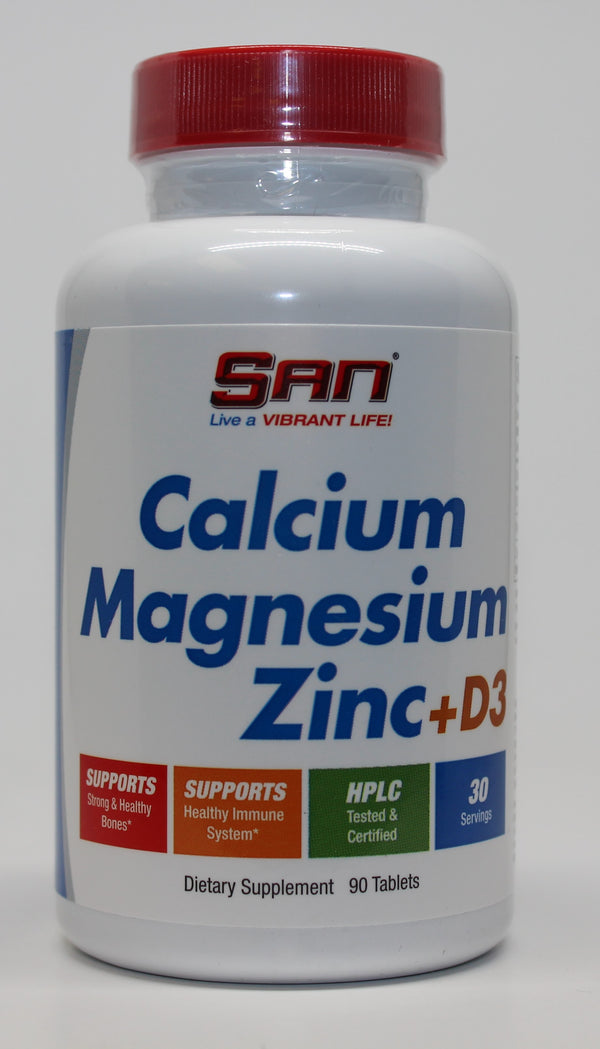 SAN Calcium Magnesium Zinc + D3 - 90 tablets - Default Title - Vitamins & Minerals at MySupplementShop by SAN