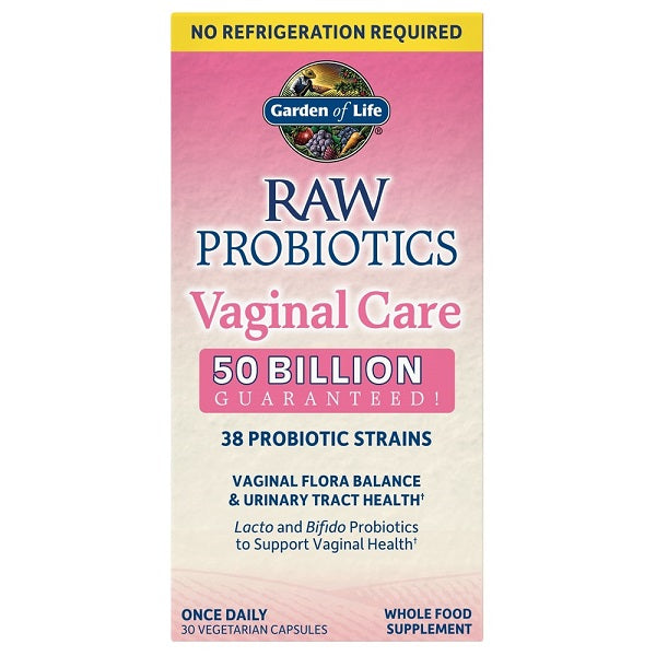 Garden of Life Raw Probiotics Vaginal Care 30 vcaps - Bacterial Cultures at MySupplementShop by Garden of Life