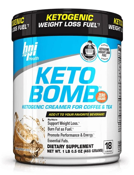 BPI Sports Keto Bomb, Caramel Macchiato - 468 grams - Default Title - Slimming and Weight Management at MySupplementShop by BPI Sports