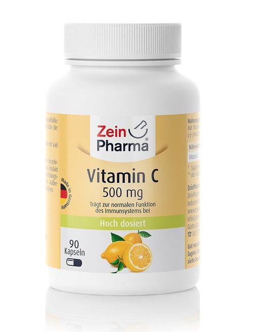 Zein Pharma Vitamin C, 500mg - 90 caps | High-Quality Vitamins & Minerals | MySupplementShop.co.uk