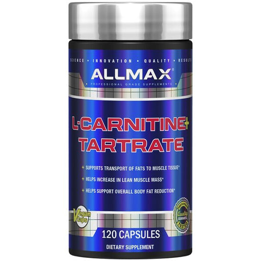 AllMax Nutrition L-Carnitine + Tartrate - 120 caps - Default Title - Slimming and Weight Management at MySupplementShop by AllMax Nutrition