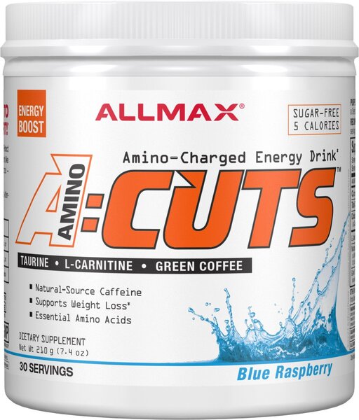 AllMax Nutrition AminoCuts A:Cuts, Blue Raspberry - 210 grams - Default Title - Amino Acids and BCAAs at MySupplementShop by AllMax Nutrition