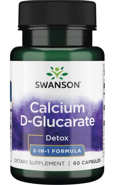 Swanson Calcium D-Glucarate - 60 caps - Vitamins & Minerals at MySupplementShop by Swanson