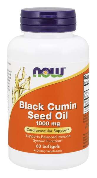 NOW Foods Black Cumin Seed Oil - 60 softgels - Health and Wellbeing at MySupplementShop by NOW Foods