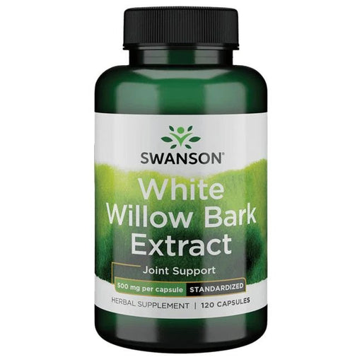 Swanson White Willow Bark Extract, 500mg - 120 caps - Joint Support at MySupplementShop by Swanson