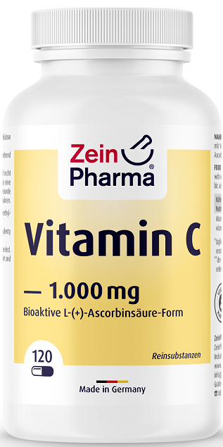 Zein Pharma Vitamin C, 1000mg - 120 caps - Vitamins & Minerals at MySupplementShop by Zein Pharma