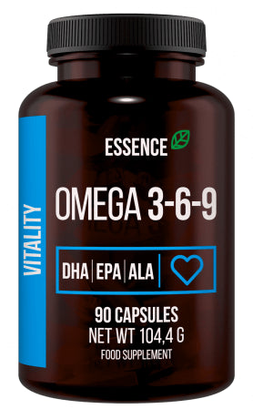 Essence Nutrition Omega 3-6-9 - 90 caps - Sports Supplements at MySupplementShop by Essence Nutrition