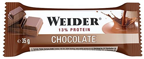 Weider Carbohydrate & Protein Bar, Chocolate - 24 bars - Default Title - Health Foods at MySupplementShop by Weider