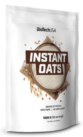 BioTechUSA Instant Oats, Chocolate - 1000g - Health Foods at MySupplementShop by BioTechUSA