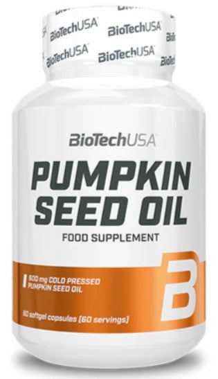 BioTechUSA Pumpkin Seed Oil, 1000mg - 60 softgels - Sports Supplements at MySupplementShop by BioTechUSA