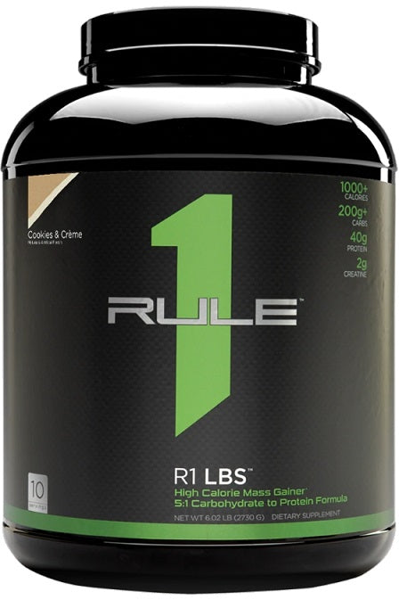 Rule One R1 LBS, Cookies & Creme - 2730 grams - Default Title - Weight Gainers & Carbs at MySupplementShop by Rule One