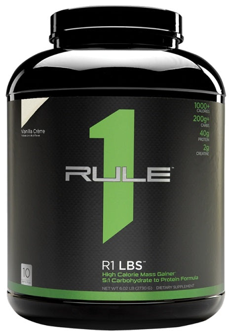 Rule One R1 LBS, Vanilla Creme - 2730 grams - Default Title - Weight Gainers & Carbs at MySupplementShop by Rule One