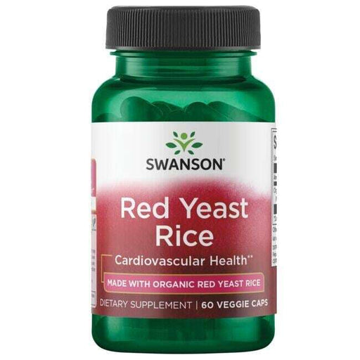 Swanson Red Yeast Rice, 600mg - 60 vcaps - Health and Wellbeing at MySupplementShop by Swanson