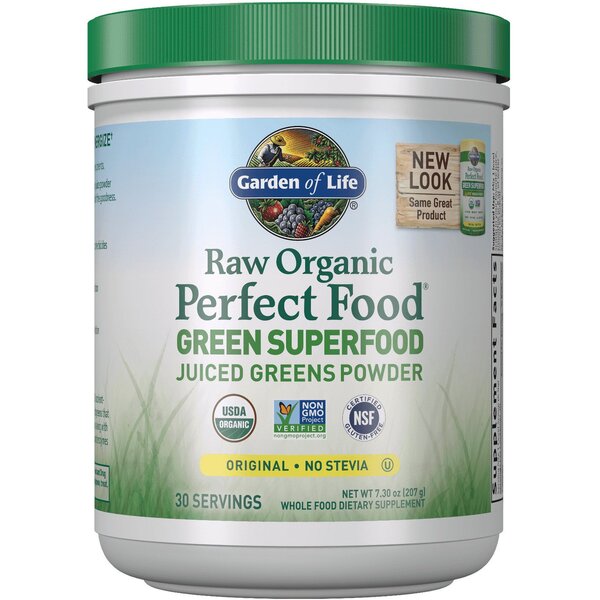 Garden of Life Raw Organic Perfect Food Green Superfood, Original - 207g - Health and Wellbeing at MySupplementShop by Garden of Life