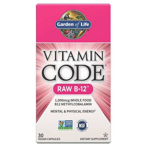 Garden of Life Vitamin Code Raw B-12 - 30 vegan caps - Vitamins & Minerals at MySupplementShop by Garden of Life