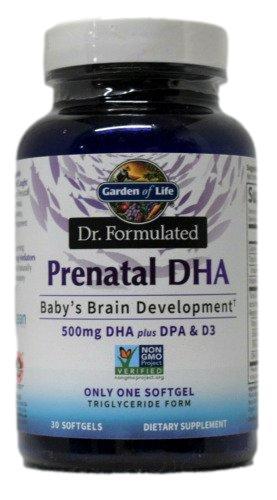 Garden of Life Dr. Formulated Prenatal DHA - 30 softgels - Health and Wellbeing at MySupplementShop by Garden of Life