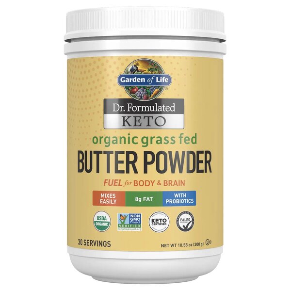 Garden of Life Dr. Formulated Organic Grass Fed Butter Powder - 300g - Health Foods at MySupplementShop by Garden of Life