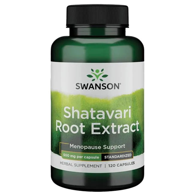 Swanson Shatavari Root Extract, 500mg - 120 caps - Health and Wellbeing at MySupplementShop by Swanson