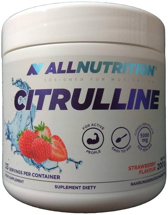 Allnutrition Citrulline, Strawberry - 200g - Nitric Oxide Boosters at MySupplementShop by Allnutrition