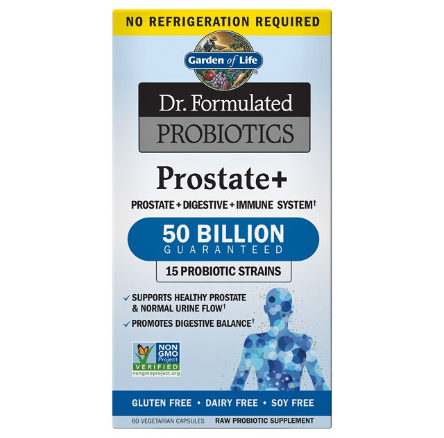 Garden of Life Dr. Formulated Probiotics Prostate+ - 60 vcaps - Health and Wellbeing at MySupplementShop by Garden of Life