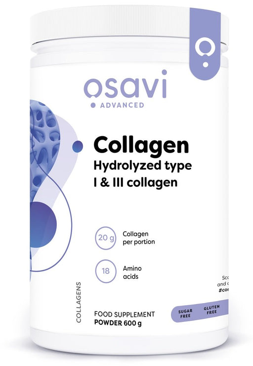 Osavi Collagen Hydrolyzed, Type I & III - 600g - Default Title - Collagen at MySupplementShop by Osavi