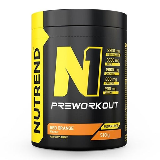 Nutrend N1 Pre-Workout, Red Orange - 510 grams - Default Title - Pre & Post Workout at MySupplementShop by Nutrend