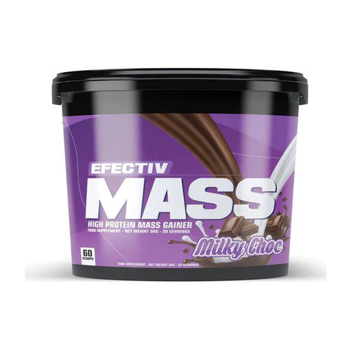 Efectiv Nutrition Mass Milky Choc  5000g - Weight Gainers & Carbs at MySupplementShop by Efectiv Nutrition