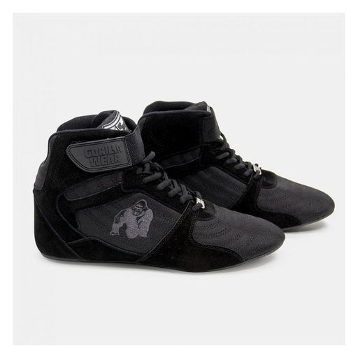 Gorilla Wear Perry High Tops Pro - Black/Black - UK 10 - High Tops at MySupplementShop by Gorilla Wear