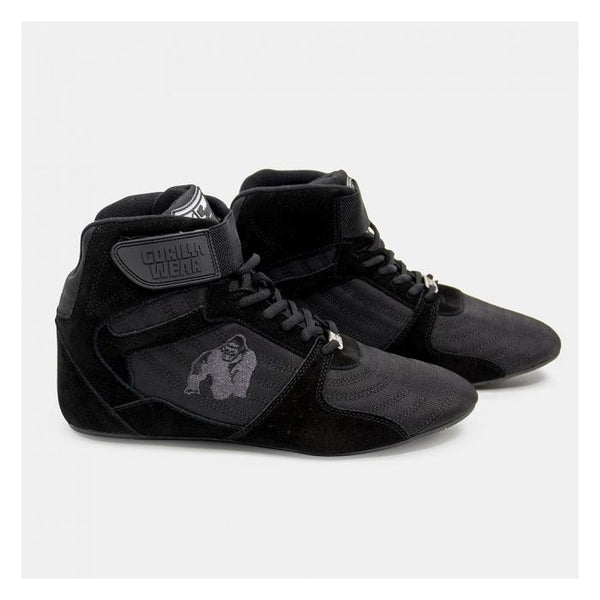 Gorilla Wear Perry High Tops Pro - Black/Black - UK 10 - High Tops at MySupplementShop by Gorilla Wear