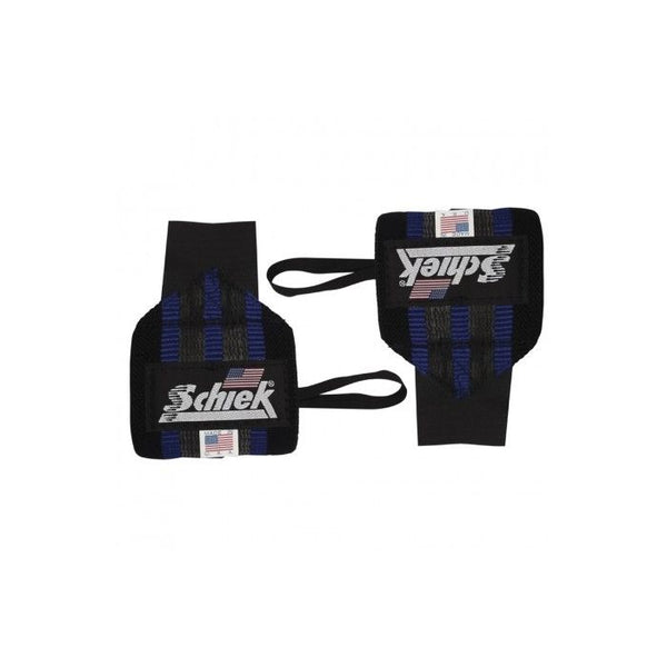 Schiek 1118 Wrist Wraps - Blue - 18&quot; - Pair - Wrist Wraps at MySupplementShop by Schiek Sports