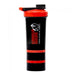 Gorilla Wear Shaker 2 GO - Black/Red - 760ml - Shaker at MySupplementShop by Gorilla Wear