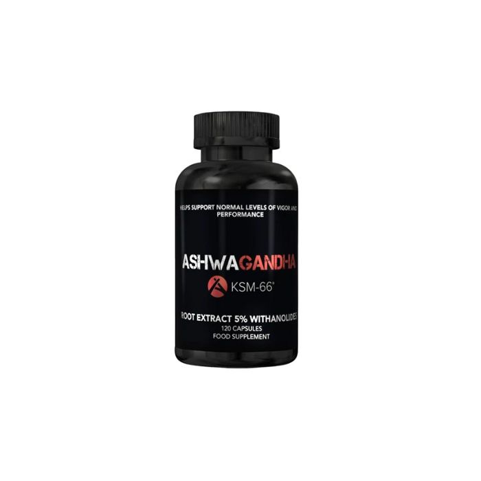 Strom Sports Ashwagandha KSM-66 - 120 caps - Herbal Supplement at MySupplementShop by Strom Sports