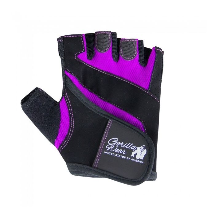 Gorilla Wear Womens Fitness Gloves - Black/Purple - Small - Fitness Gloves at MySupplementShop by Gorilla Wear